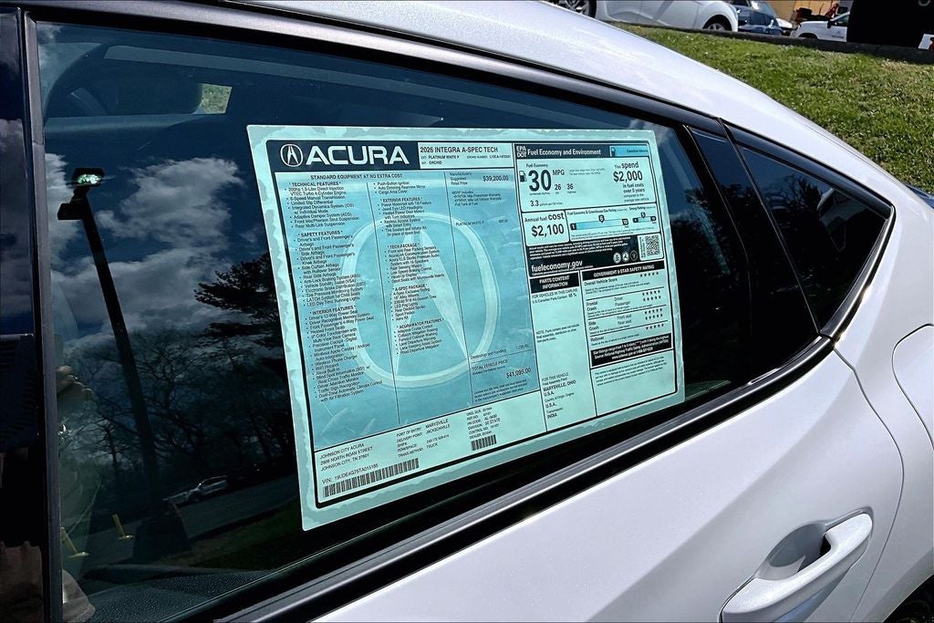 2026 Acura Integra A-Spec Tech Package