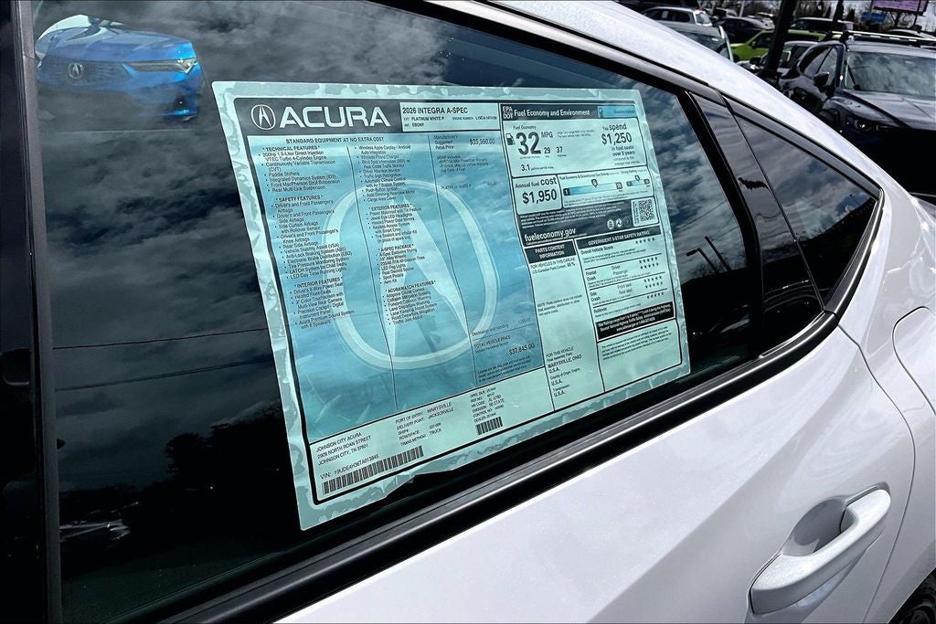 2026 Acura Integra A-Spec Package