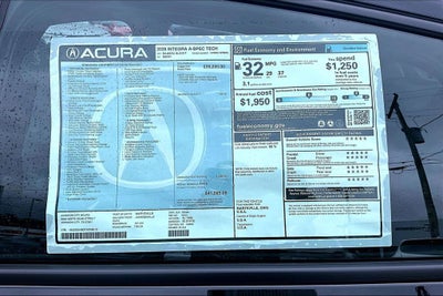 2026 Acura Integra A-Spec Tech Package