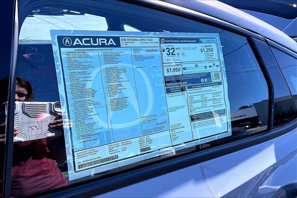 2026 Acura Integra A-Spec Tech Package