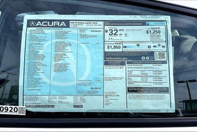 2026 Acura Integra A-Spec Tech Package