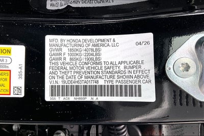 2026 Acura Integra A-Spec Tech Package