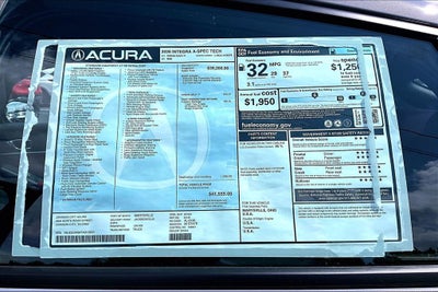 2026 Acura Integra A-Spec Tech Package