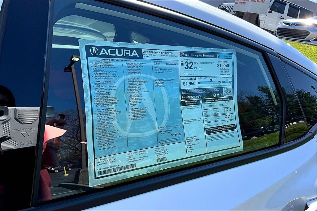 2026 Acura Integra A-Spec Tech Package