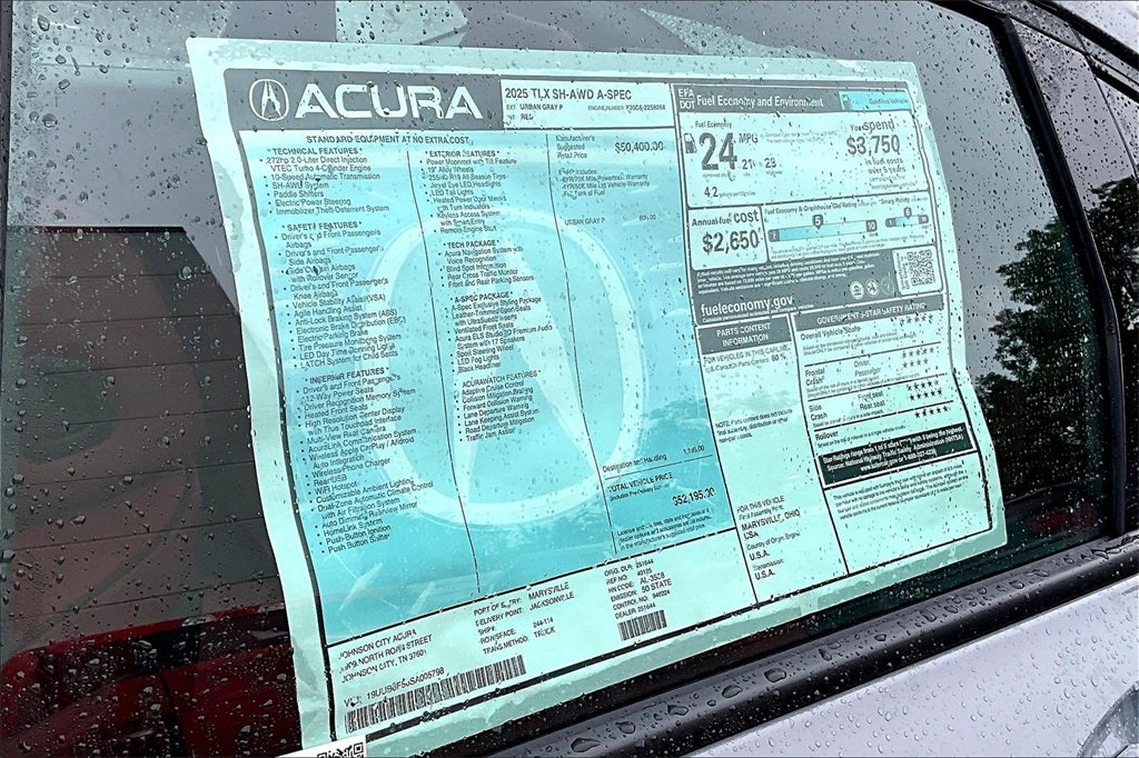 2025 Acura TLX A-Spec Package SH-AWD