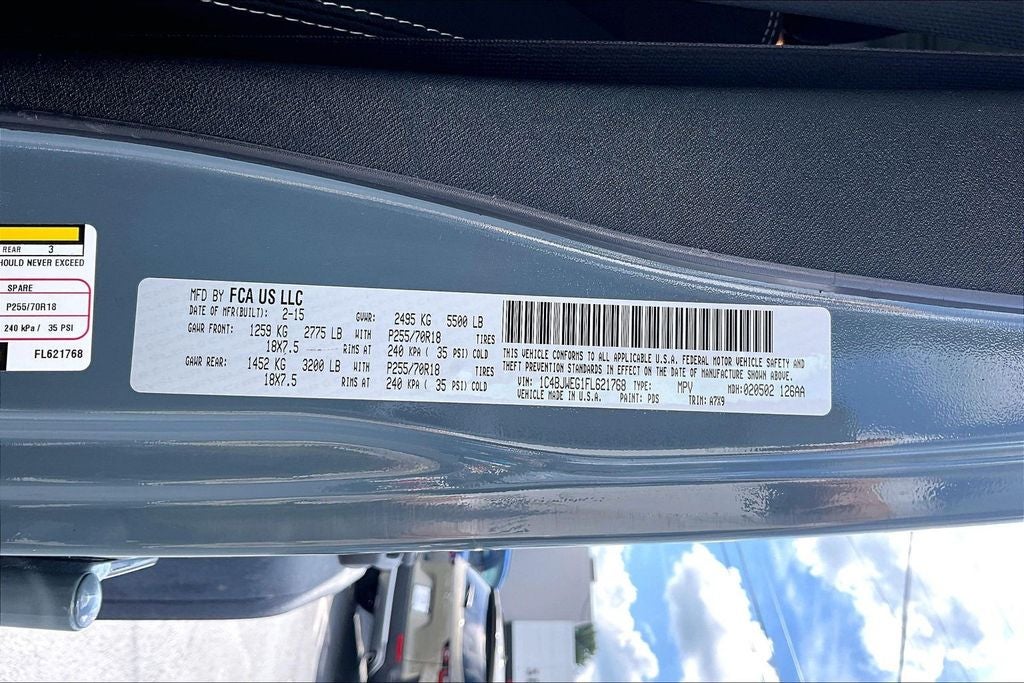 2015 Jeep Wrangler Unlimited Sahara