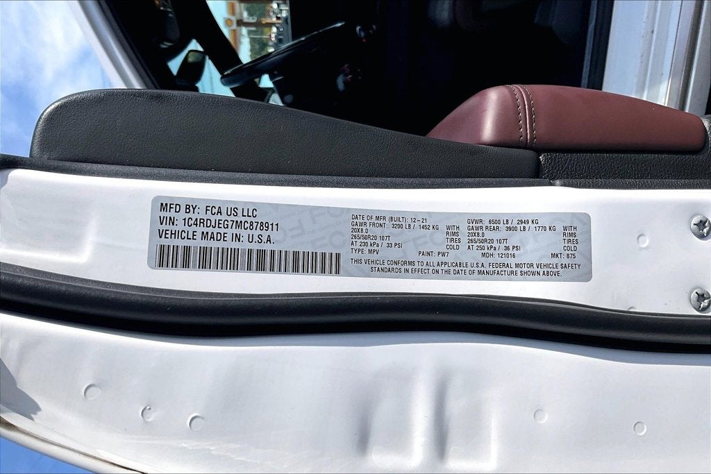 2021 Dodge Durango Citadel
