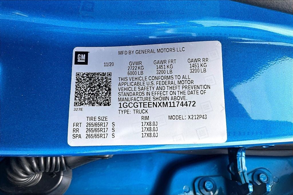 2021 Chevrolet Colorado ZR2