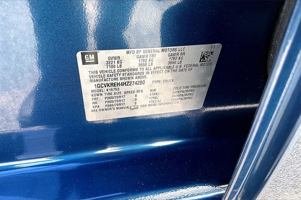 2017 Chevrolet Silverado 1500 LT LT1