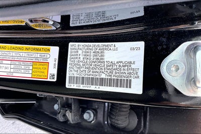 2023 Honda Accord Hybrid EX-L