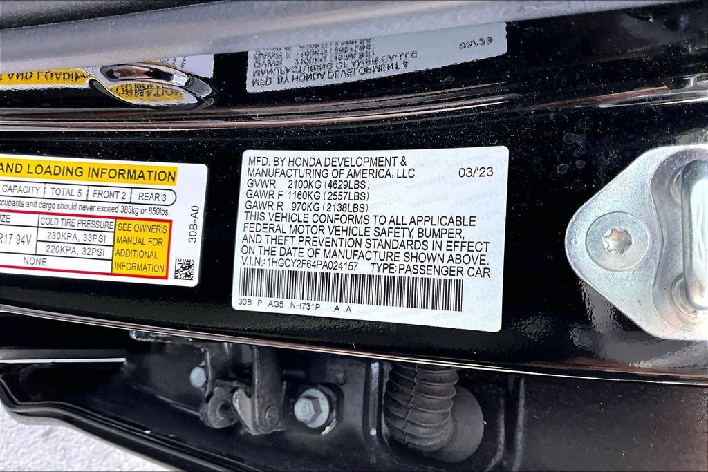 2023 Honda Accord Hybrid EX-L