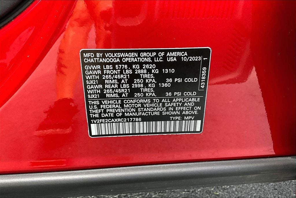 2024 Volkswagen Atlas Cross Sport 2.0T SEL Premium R-Line