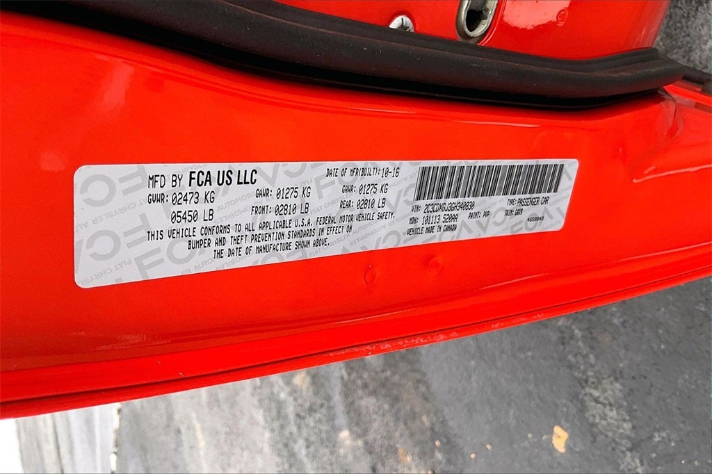 2016 Dodge Charger R/T Scat Pack