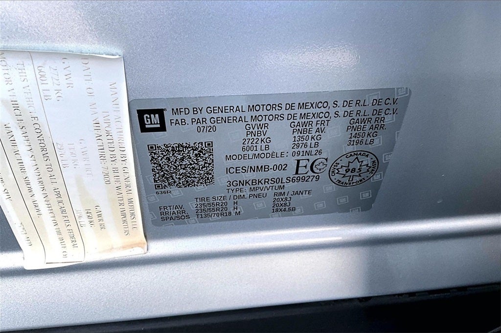 2020 Chevrolet Blazer RS