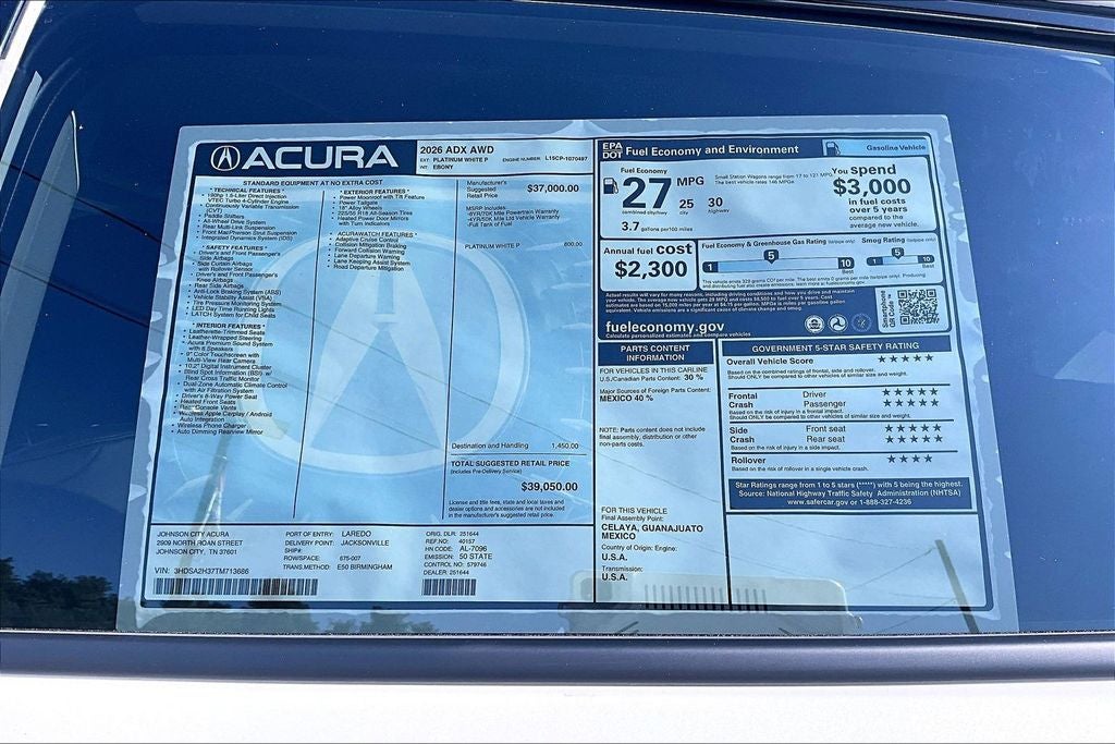 2026 Acura ADX Base