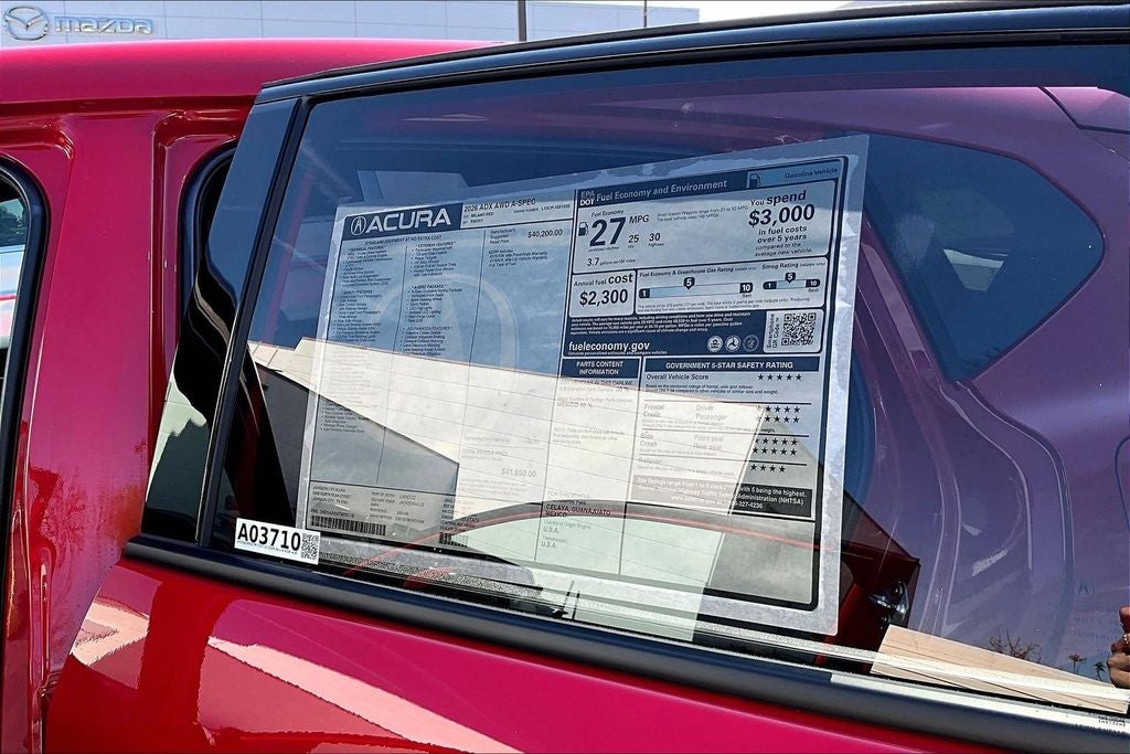 2026 Acura ADX A-Spec Package