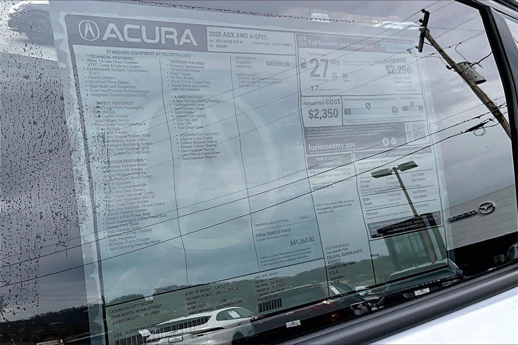 2025 Acura ADX A-Spec Package