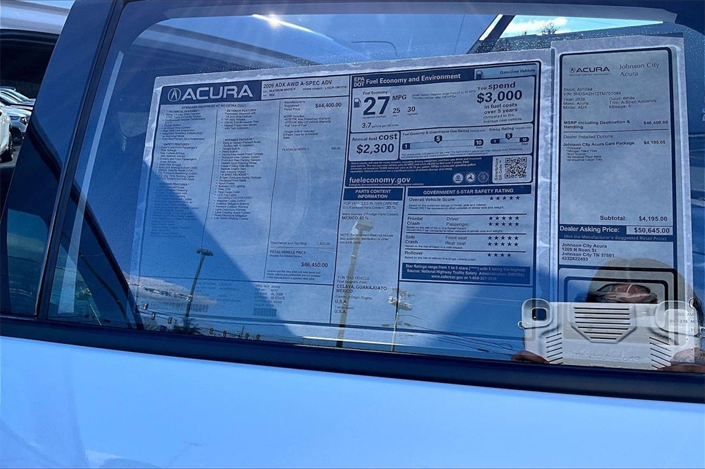 2026 Acura ADX A-Spec Advance Package