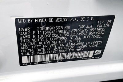 2025 Acura ADX A-Spec Advance Package