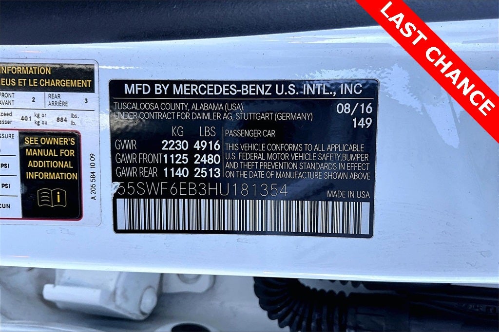 2017 Mercedes-Benz C-Class C 43 AMG® 4MATIC®