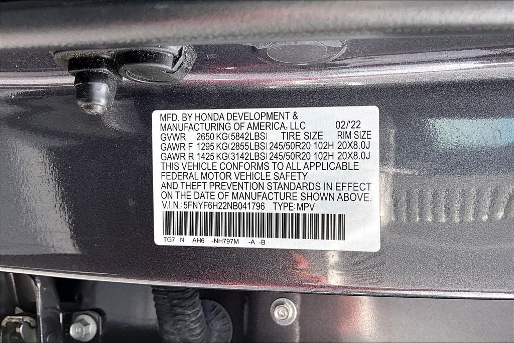 2022 Honda Pilot Special Edition