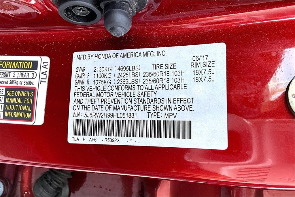 2017 Honda CR-V Touring