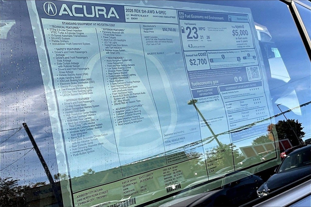 2026 Acura RDX A-Spec Package SH-AWD