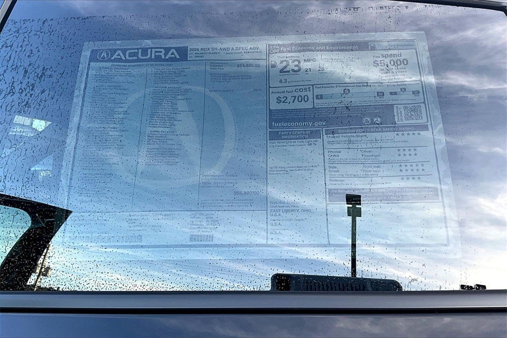 2026 Acura RDX A-Spec Advance Package SH-AWD