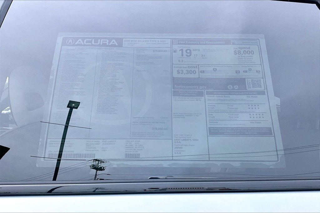 2026 Acura MDX Type S w/Advance Package SH-AWD