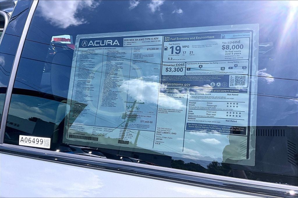 2026 Acura MDX Type S w/Advance Package SH-AWD