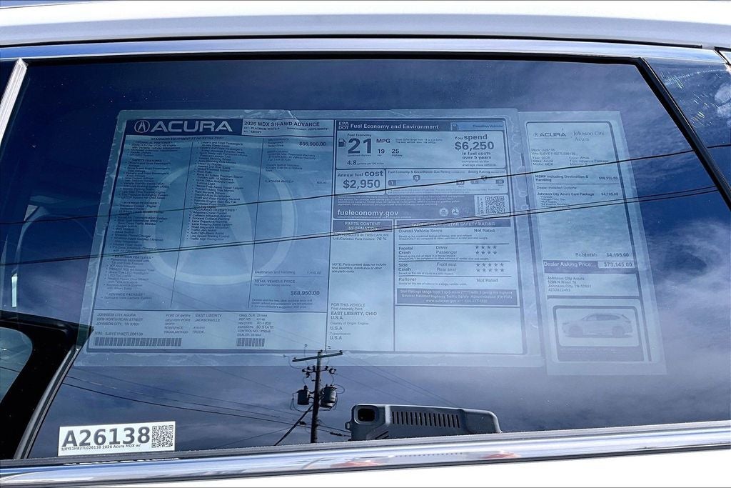 2026 Acura MDX Advance Package SH-AWD