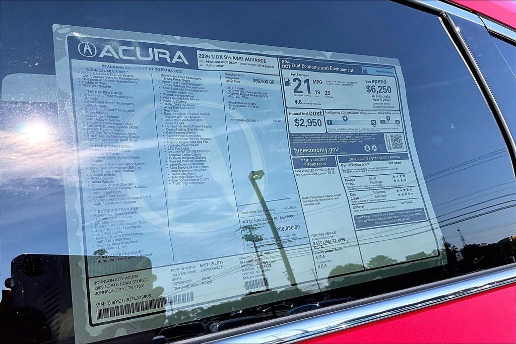 2026 Acura MDX Advance Package SH-AWD