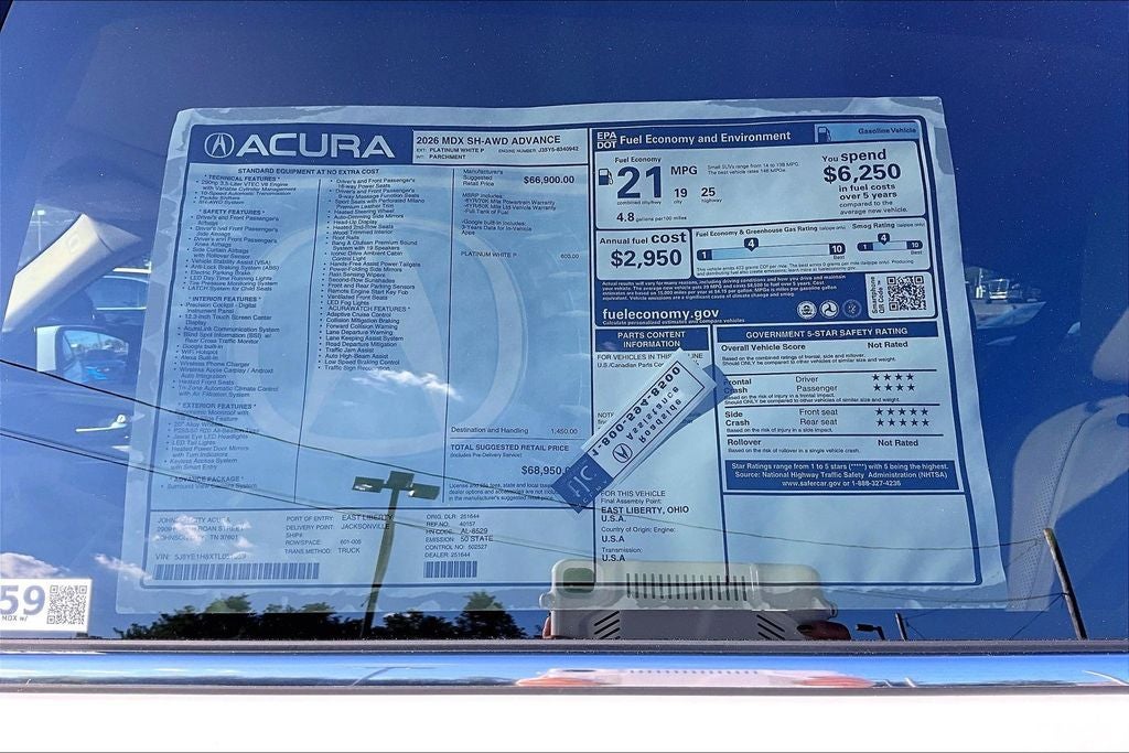 2026 Acura MDX Advance Package SH-AWD