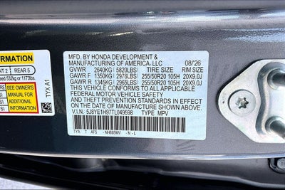 2026 Acura MDX A-Spec Advance Package SH-AWD