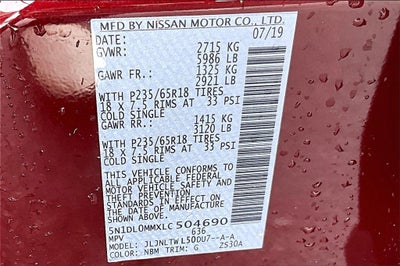 2020 INFINITI QX60 LUXE