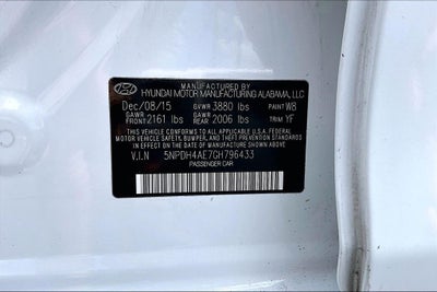2016 Hyundai Elantra SE