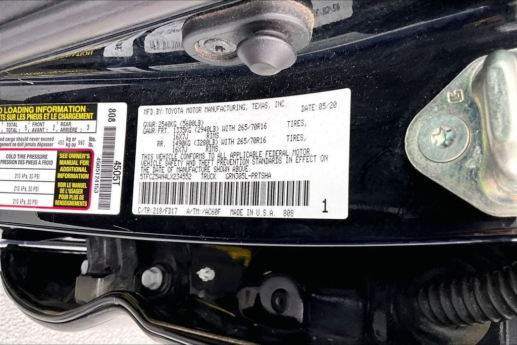 2020 Toyota Tacoma SR5 V6