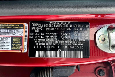 2021 Kia Sorento LX