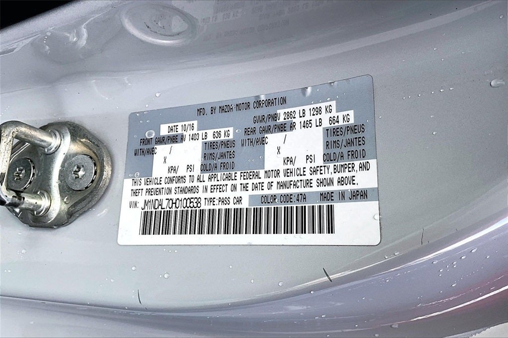 2017 Mazda Mazda Miata RF Club