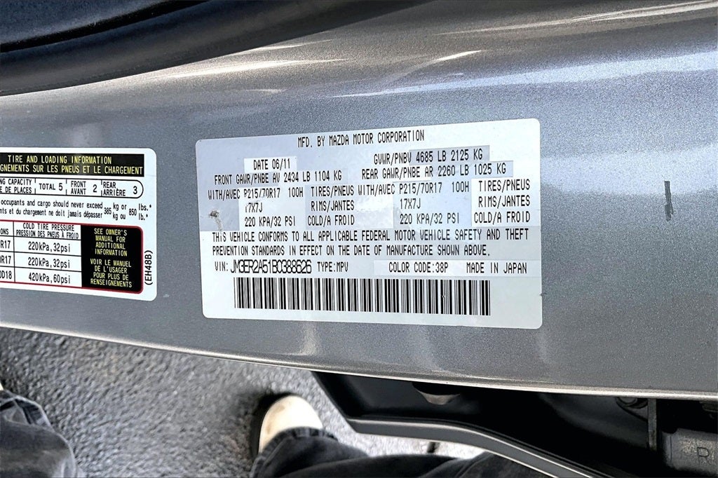 2011 Mazda Mazda CX-7 i SV