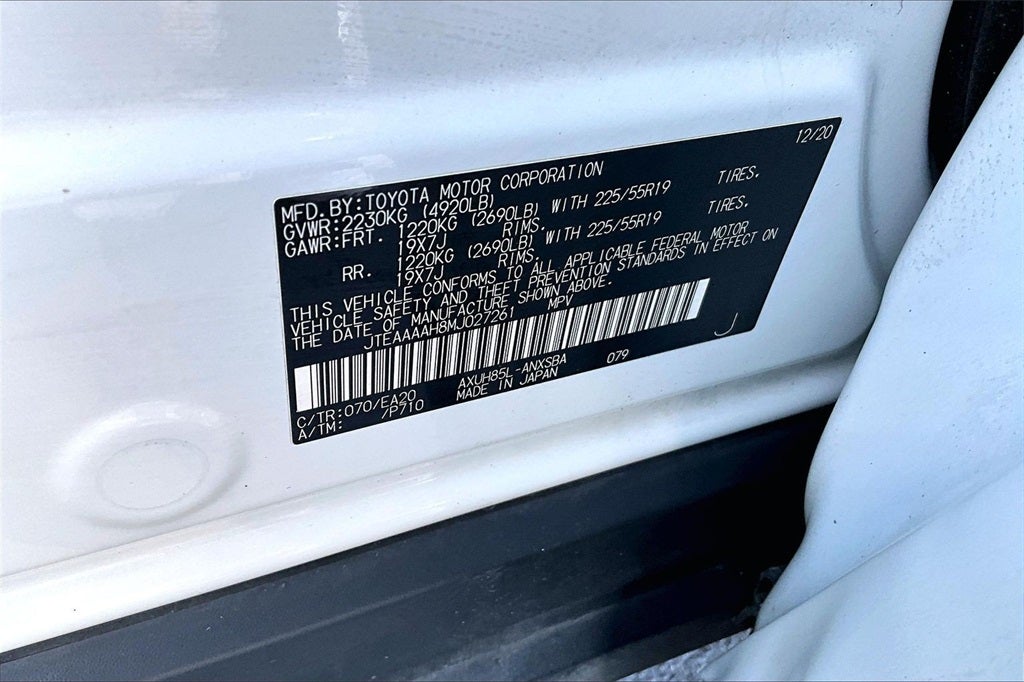 2021 Toyota Venza Base