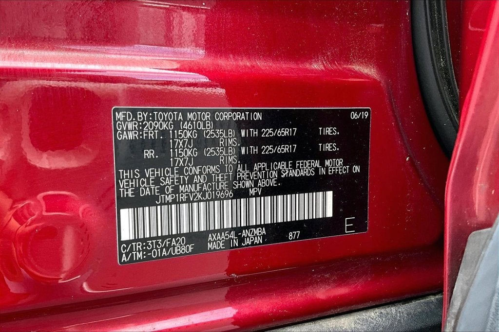 2019 Toyota RAV4 XLE