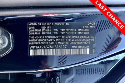 2021 Porsche Macan Base