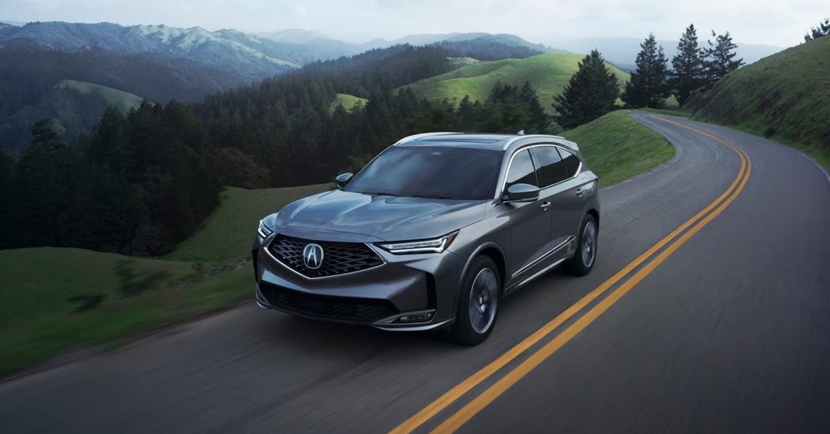 2026 Acura MDX - Driving on a mountain road
